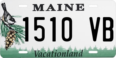 ME license plate 1510VB