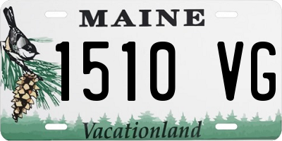 ME license plate 1510VG