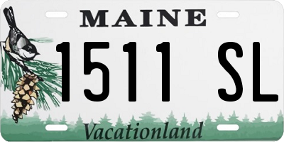 ME license plate 1511SL
