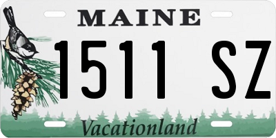 ME license plate 1511SZ