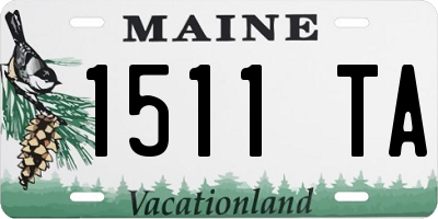 ME license plate 1511TA