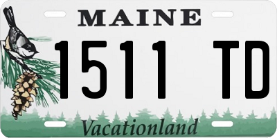 ME license plate 1511TD