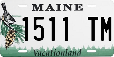 ME license plate 1511TM