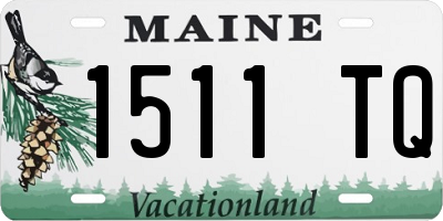 ME license plate 1511TQ