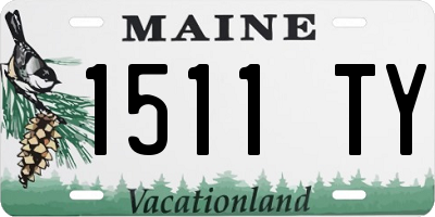 ME license plate 1511TY