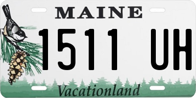 ME license plate 1511UH