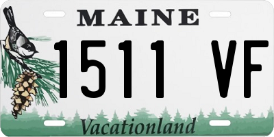 ME license plate 1511VF