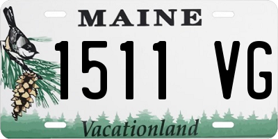 ME license plate 1511VG