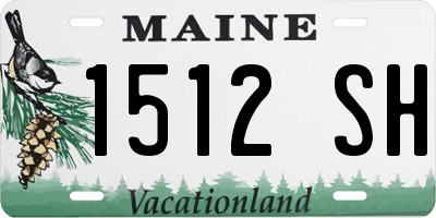 ME license plate 1512SH