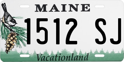 ME license plate 1512SJ