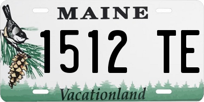 ME license plate 1512TE