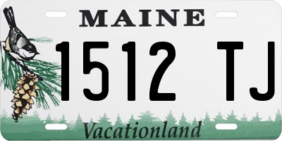 ME license plate 1512TJ