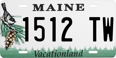 ME license plate 1512TW