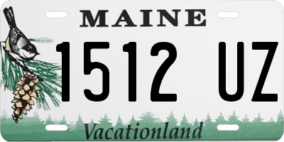 ME license plate 1512UZ