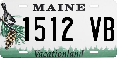 ME license plate 1512VB