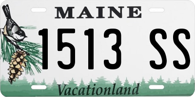 ME license plate 1513SS
