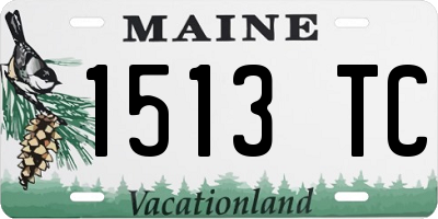 ME license plate 1513TC