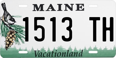 ME license plate 1513TH
