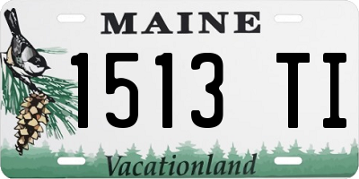 ME license plate 1513TI