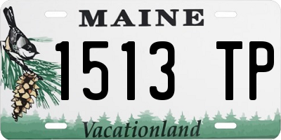 ME license plate 1513TP