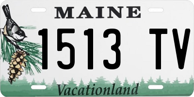 ME license plate 1513TV