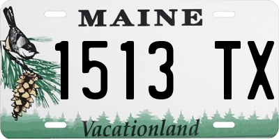 ME license plate 1513TX