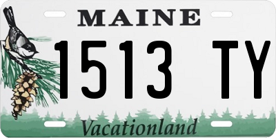 ME license plate 1513TY