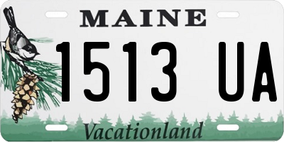 ME license plate 1513UA