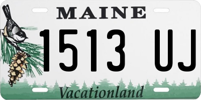 ME license plate 1513UJ