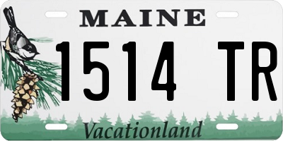 ME license plate 1514TR