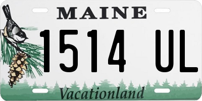 ME license plate 1514UL