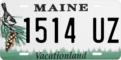 ME license plate 1514UZ