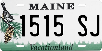ME license plate 1515SJ