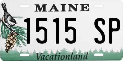 ME license plate 1515SP