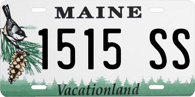 ME license plate 1515SS