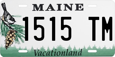 ME license plate 1515TM