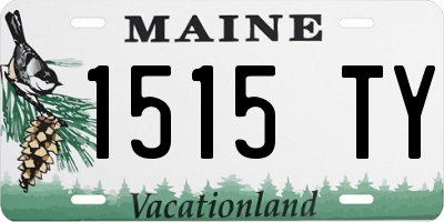ME license plate 1515TY