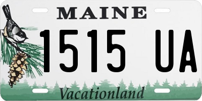ME license plate 1515UA