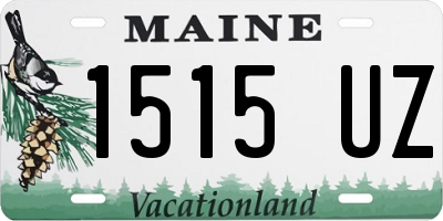 ME license plate 1515UZ