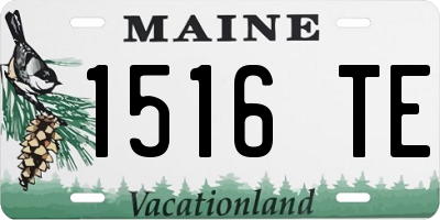 ME license plate 1516TE