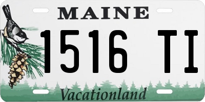 ME license plate 1516TI