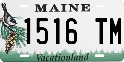 ME license plate 1516TM