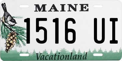 ME license plate 1516UI