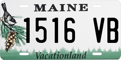 ME license plate 1516VB