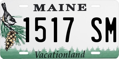 ME license plate 1517SM