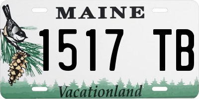 ME license plate 1517TB