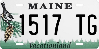 ME license plate 1517TG