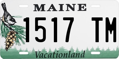 ME license plate 1517TM
