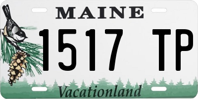 ME license plate 1517TP