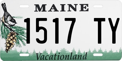 ME license plate 1517TY